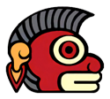 Ozomahtli (Monkey) day sign glyph