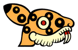Ozelotl (Jaguar) day sign glyph